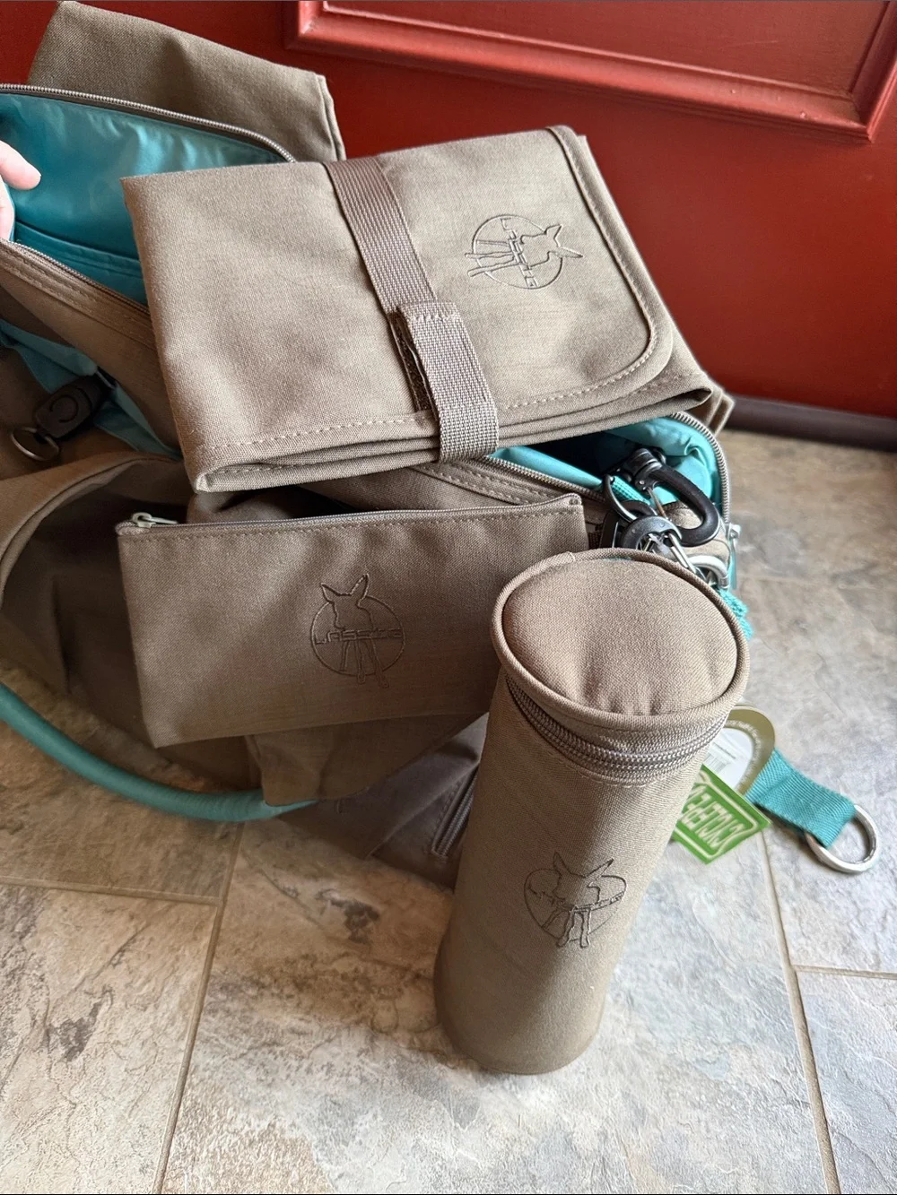 NWT Lässig (Lässige) Green Label Neckline Diaper Baby Bag